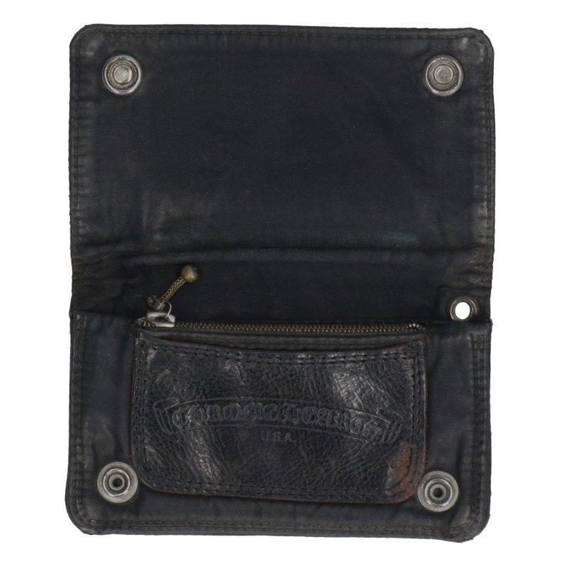 Chrome Hearts 1ZIP Nylon Button Wallet Size ONE SIZE