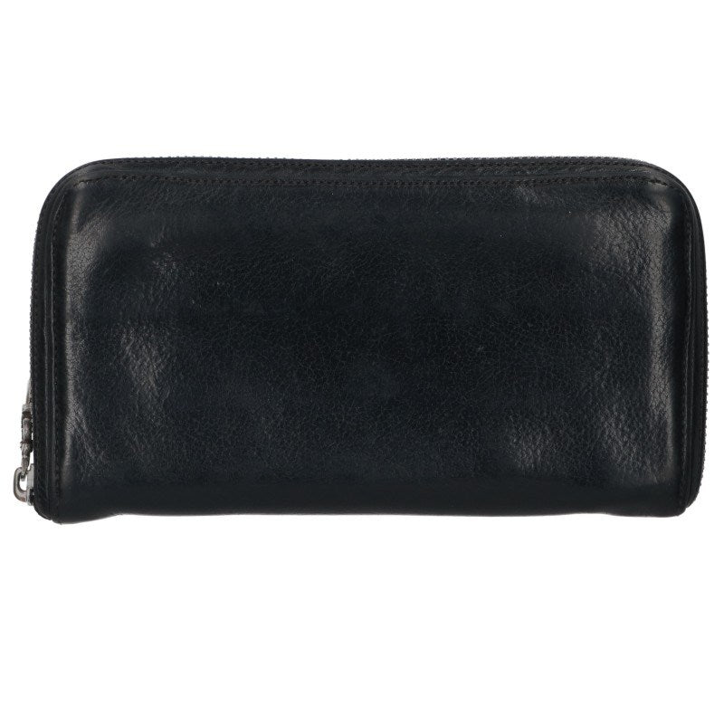 Chrome Hearts REC F ZIP Round Leather Wallet Size ONE SIZE