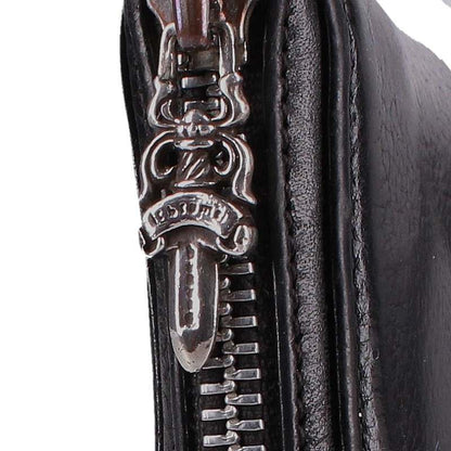 Chrome Hearts REC F ZIP Round Leather Wallet Size ONE SIZE