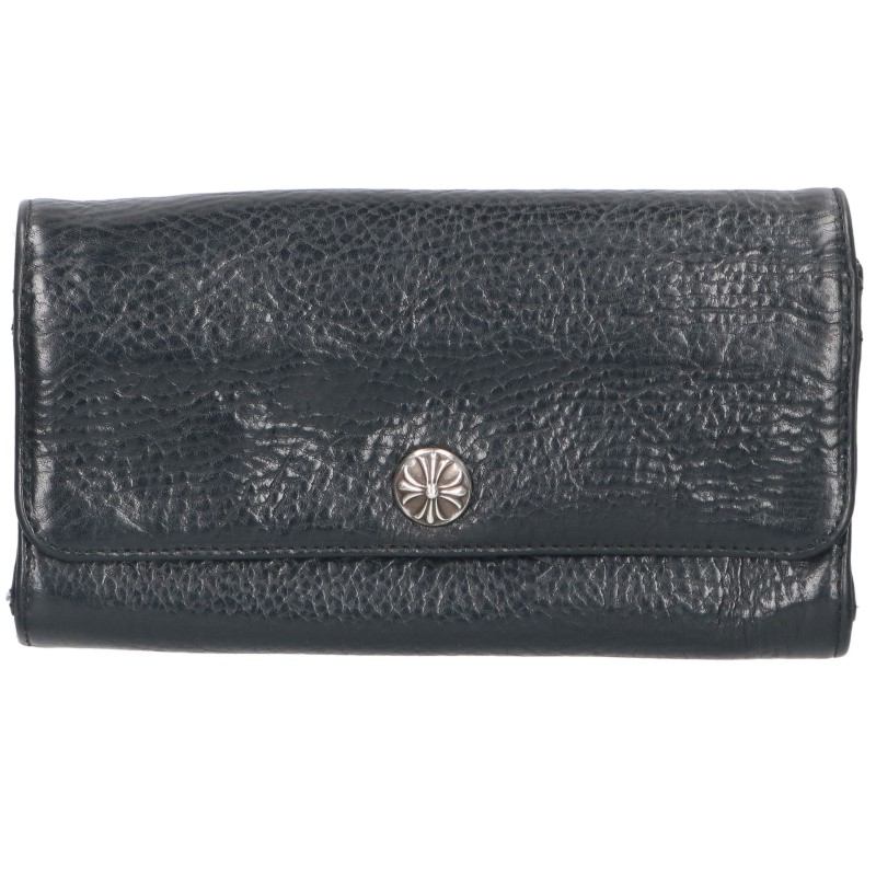 Chrome Hearts JUDY Cross Button Wallet Black Size ONE SIZE