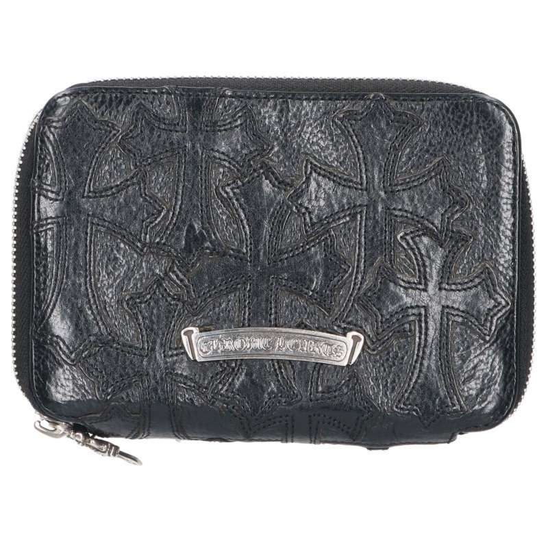 Chrome Hearts BANK ROBBER Cross Wallet Black Size ONE SIZE