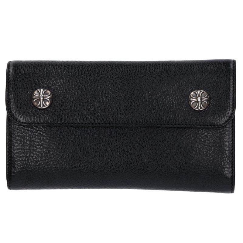 Chrome Hearts Wave Cross Ball Leather Wallet Size ONE Multi