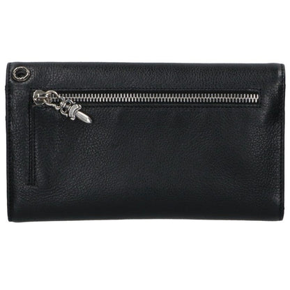 Chrome Hearts Wave Cross Ball Leather Wallet Size ONE SIZE