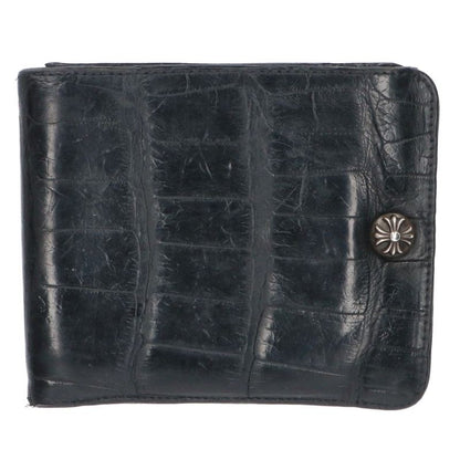 Chrome Hearts 1 Snap Cross Ball Leather Wallet Size ONE SIZE
