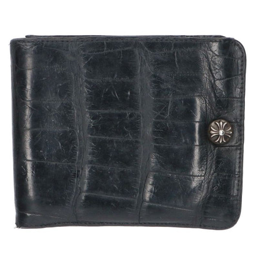 Chrome Hearts 1 Snap Cross Ball Leather Wallet Size ONE SIZE