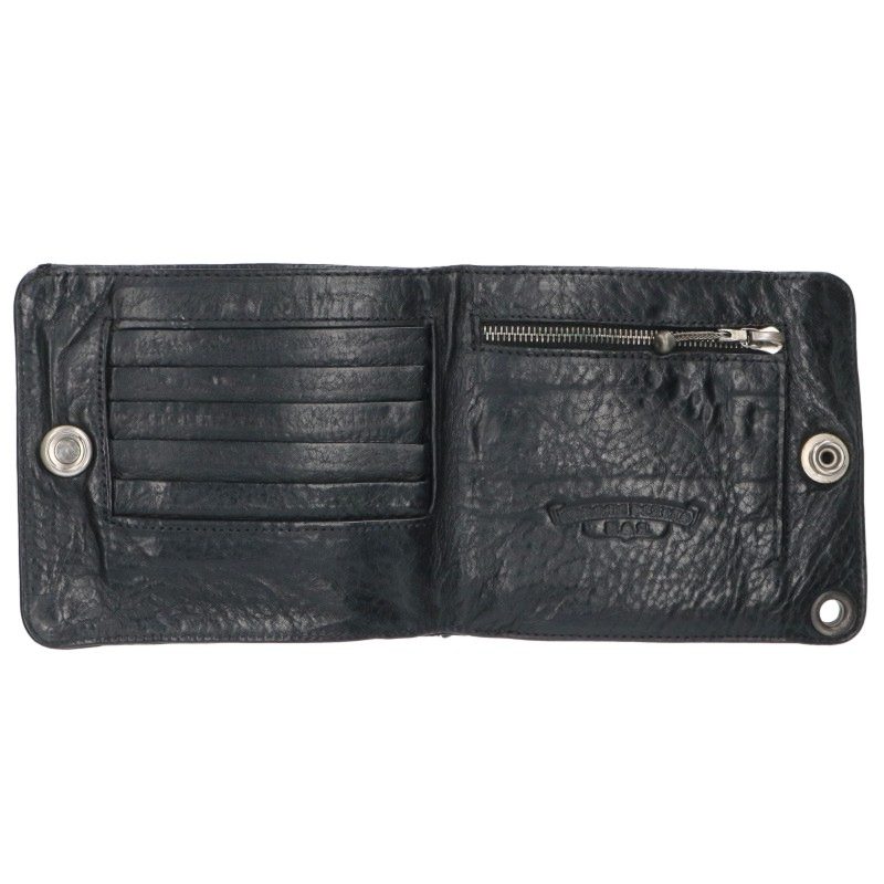 Chrome Hearts 1 Snap Cross Ball Leather Wallet Size ONE SIZE