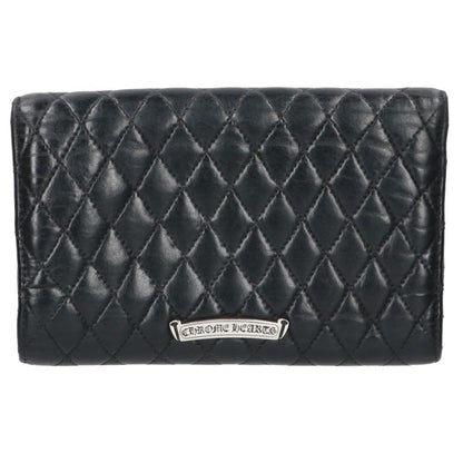 Chrome Hearts #4 WAVE Quilted Leather Wallet Size ONE SIZE