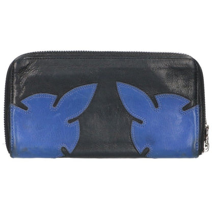 Chrome Hearts REC F ZIP Double Leather Wallet Size ONE SIZE