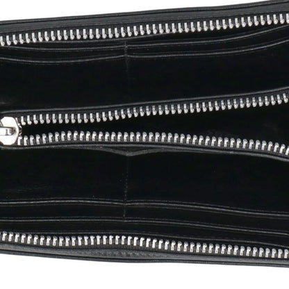 Chrome Hearts REC F ZIP 3 Cross Leather Wallet Size ONE SIZE
