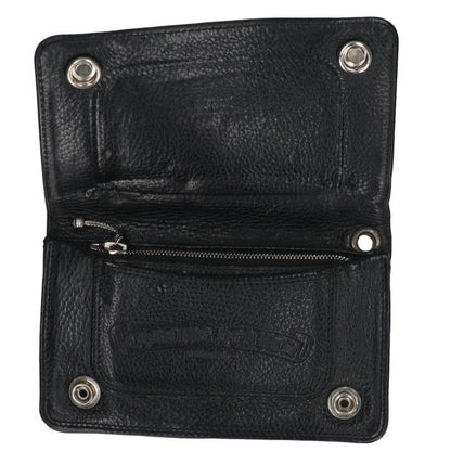 Chrome Hearts 1-Zip BS Fleur Leather Wallet Size ONE SIZE