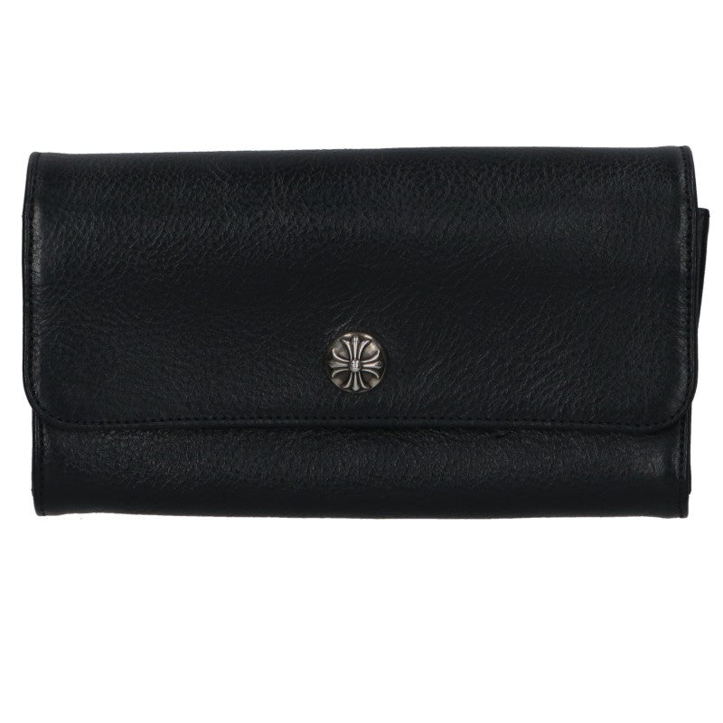 Chrome Hearts Judy Cross Ball Leather Wallet Size ONE SIZE