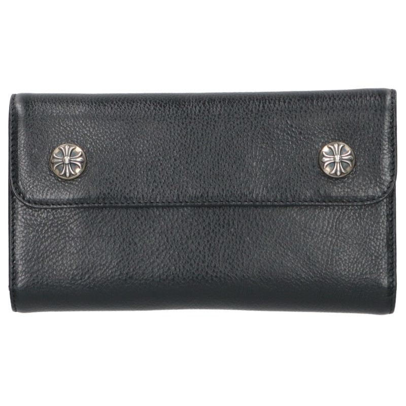 Chrome Hearts Wave Cross Ball Leather Wallet Size ONE Multi