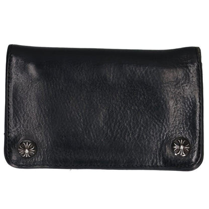 Chrome Hearts 1-Zip Cross Leather Wallet Size ONE SIZE