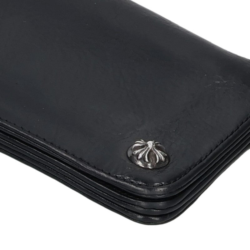 Chrome Hearts 1-Zip Cross Leather Wallet Size ONE SIZE