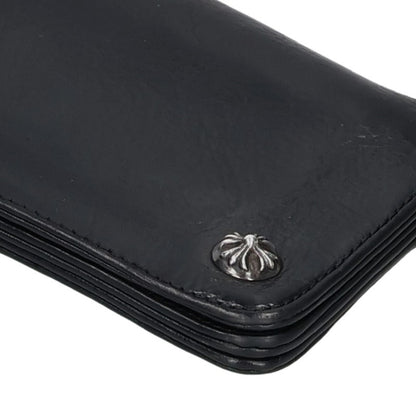 Chrome Hearts 1-Zip Cross Leather Wallet Size ONE SIZE