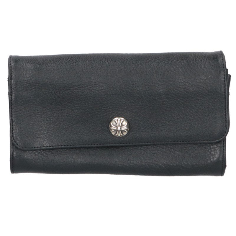 Chrome Hearts Judy Cross Button Leather Wallet Size Multi
