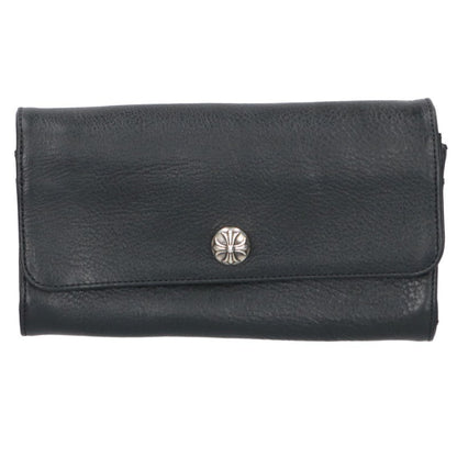 Chrome Hearts Judy Cross Button Leather Wallet Size Multi