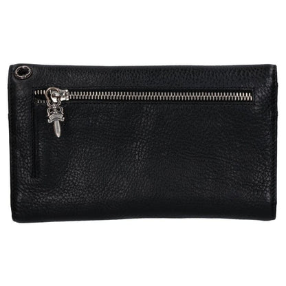 Chrome Hearts Wave Cross Ball Leather Wallet Size ONE SIZE