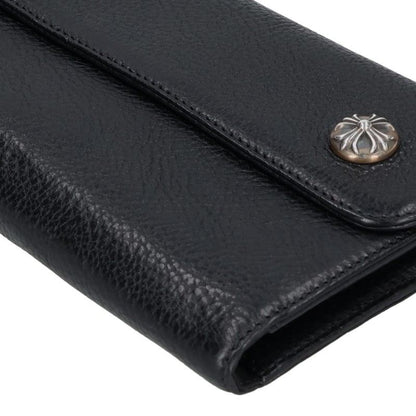 Chrome Hearts Wave Cross Ball Leather Wallet Size ONE SIZE