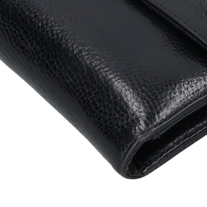 Chrome Hearts Wave Heart Button Leather Wallet Size ONE SIZE