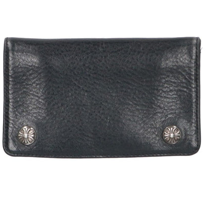 Chrome Hearts 1-Zip Cross Leather Wallet Size ONE SIZE