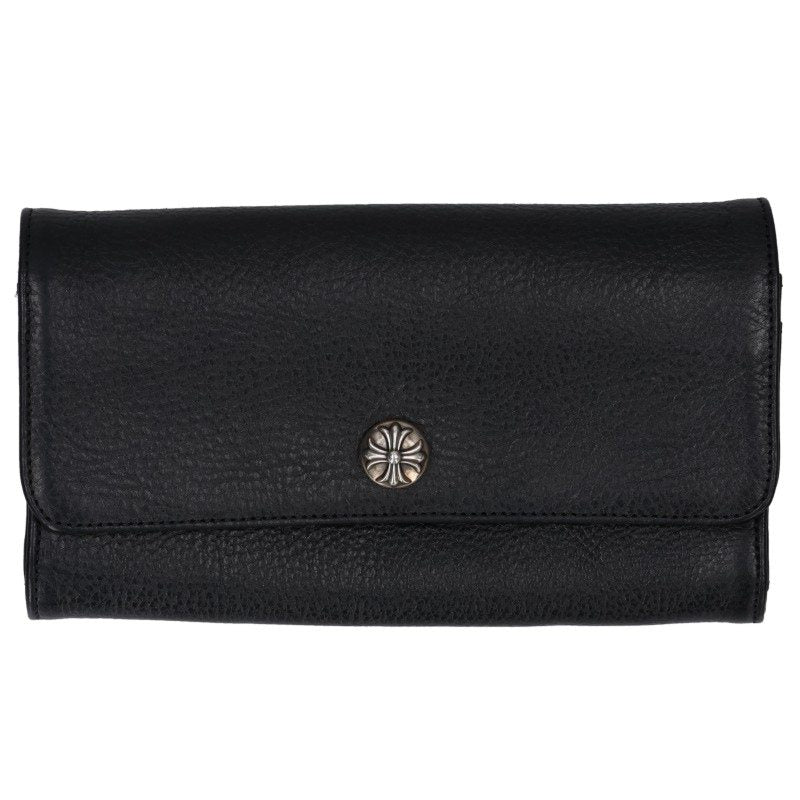 Chrome Hearts Judy Cross Button Leather Wallet Size ONE SIZE