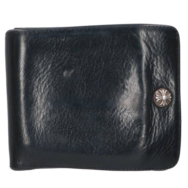 Chrome Hearts 1SNAP Cross Ball Leather Wallet Size ONE SIZE