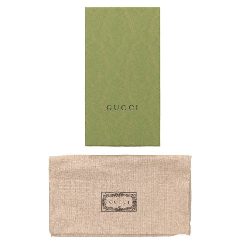 GUCCI Guccissima Zip Around Long Wallet Black Size ONE SIZE