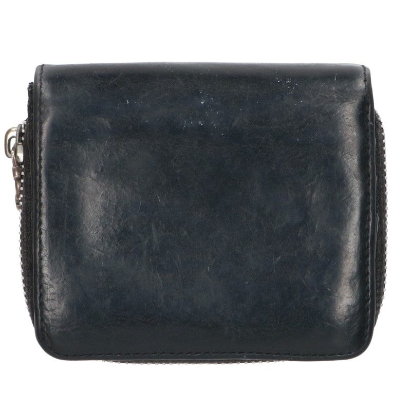 Chrome Hearts SQ Zip Bill Leather Wallet Size ONE SIZE
