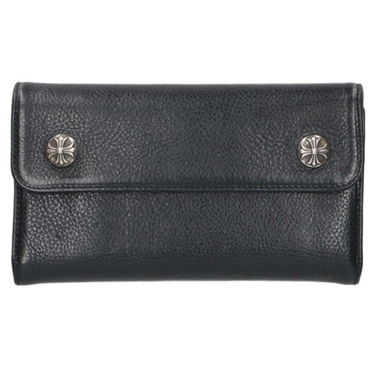 Chrome Hearts WAVE Cross Ball Leather Wallet Size ONE SIZE