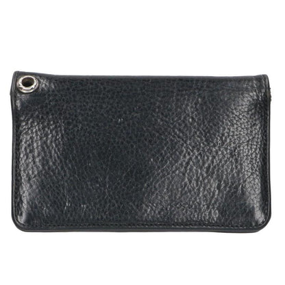Chrome Hearts 1ZIP Cross Patch Leather Wallet Size ONE SIZE