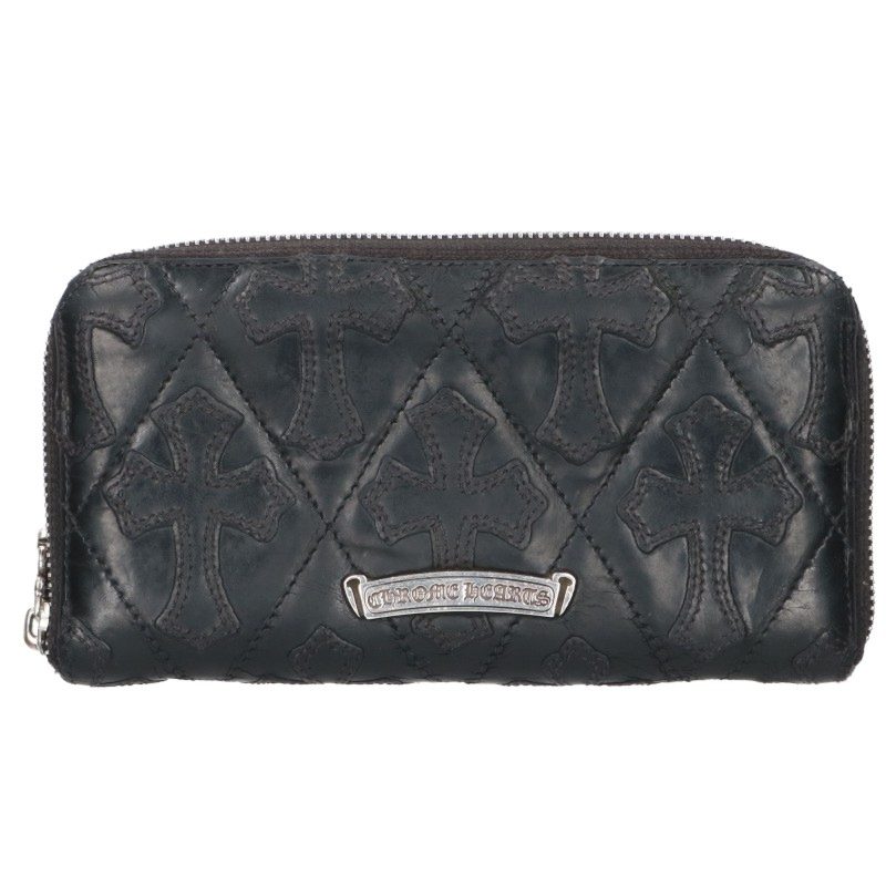 Chrome Hearts REC F ZIP Quilted Wallet Size ONE SIZE Multi