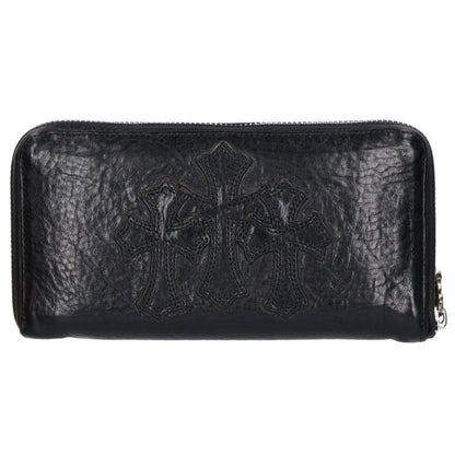 Chrome Hearts REC F ZIP 3 Cross Zip Wallet Size ONE SIZE