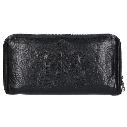 Chrome Hearts REC F ZIP 3 Cross Zip Wallet Size ONE SIZE