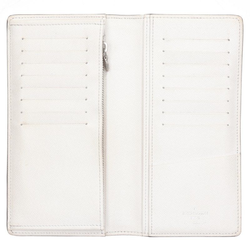 LOUISVUITTON Portefeuille Brazza Wallet White Size ONE SIZE