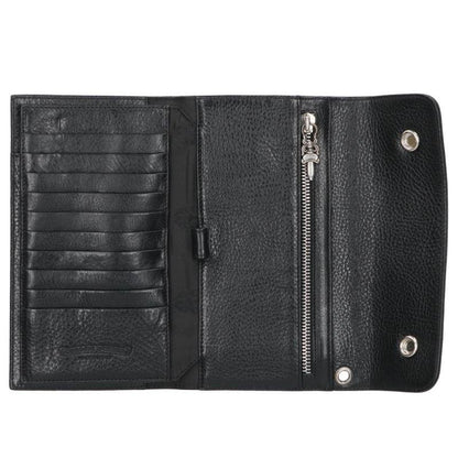 Chrome Hearts WAVE CROSS BALL Wallet Size ONE SIZE