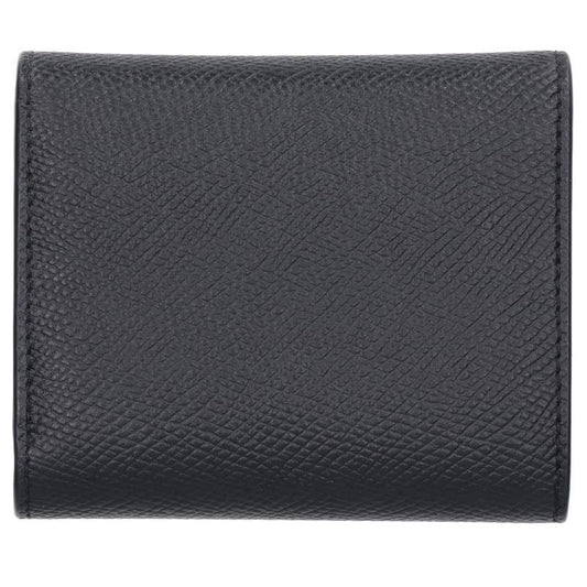 CELINE Black Small Trifold Compact Wallet Size ONE SIZE
