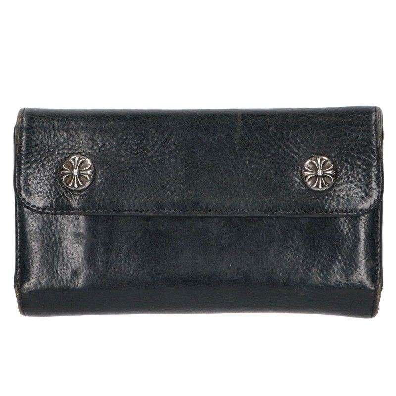 Chrome Hearts WAVE CROSS BALL Wallet Size ONE SIZE