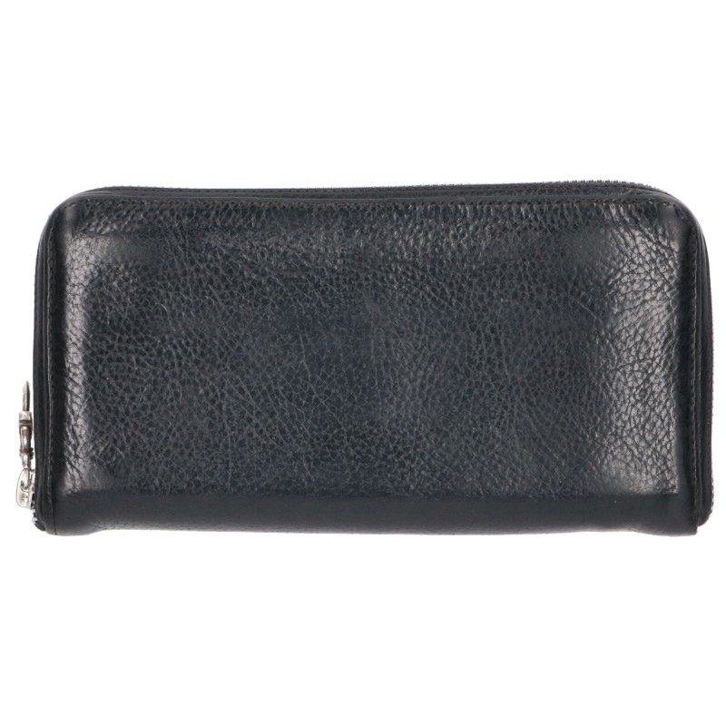 Chrome Hearts REC F ZIP 3 Cross Leather Wallet Size ONE SIZE