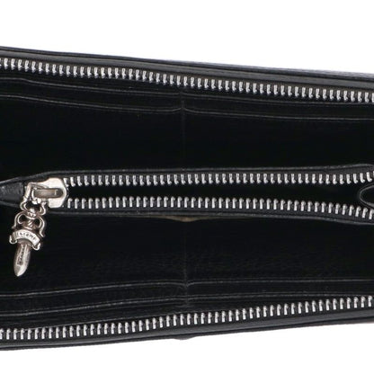 Chrome Hearts REC F ZIP 3 Cross Leather Wallet Size ONE SIZE