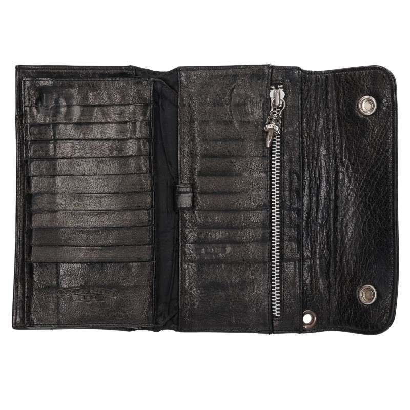 Chrome Hearts WAVE CROSS BALL Wallet Size ONE SIZE