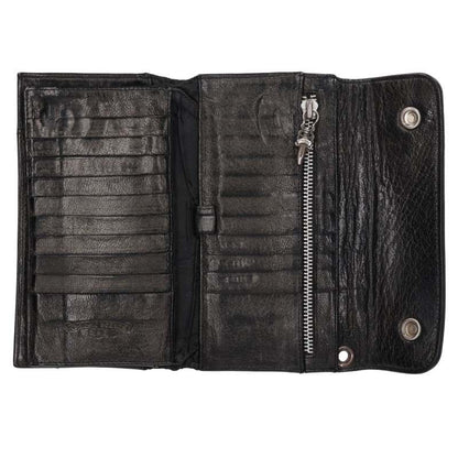 Chrome Hearts WAVE CROSS BALL Wallet Size ONE SIZE