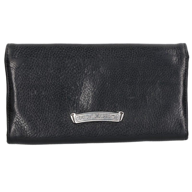 Chrome Hearts JUDY Cross Button Leather Wallet Size ONE SIZE