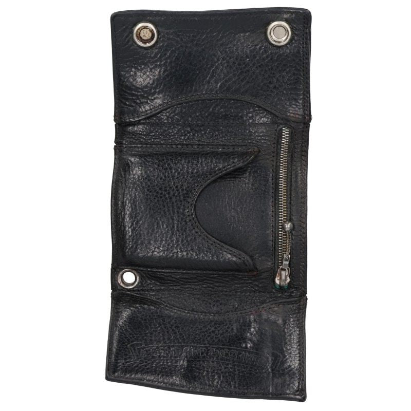 Chrome Hearts 3FOLD Cross Ball Leather Wallet