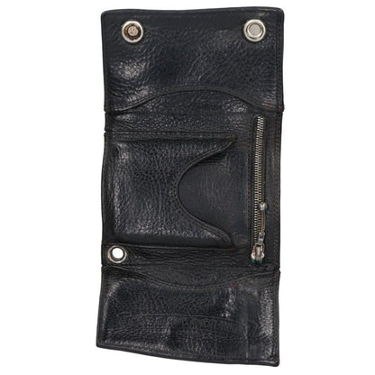 Chrome Hearts 3FOLD Cross Ball Leather Wallet