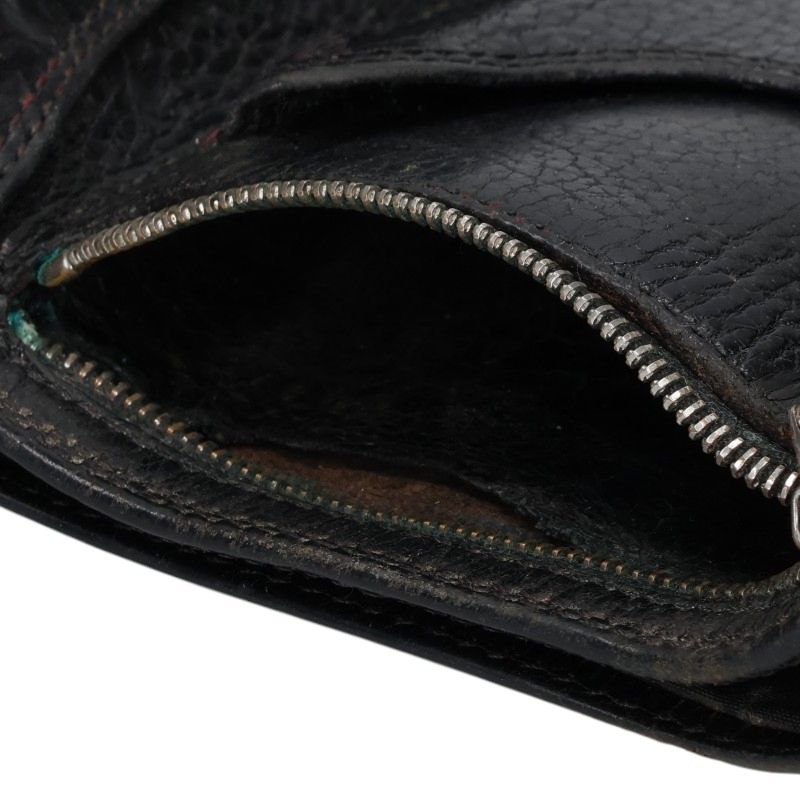 Chrome Hearts 3FOLD Cross Ball Leather Wallet