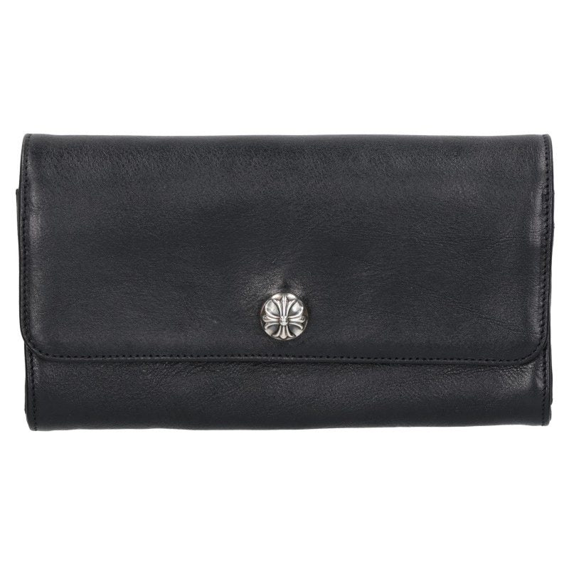 Chrome Hearts JUDY Cross Button Leather Wallet Size Multi