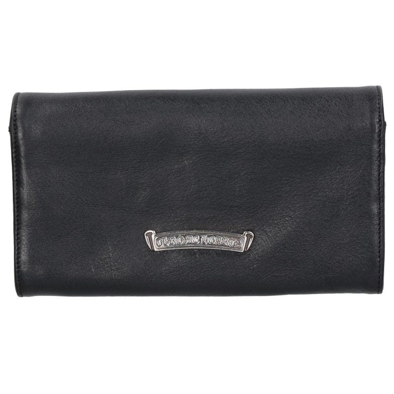 Chrome Hearts JUDY Cross Button Leather Wallet Size Multi