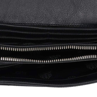 Chrome Hearts JUDY Cross Button Leather Wallet Size Multi