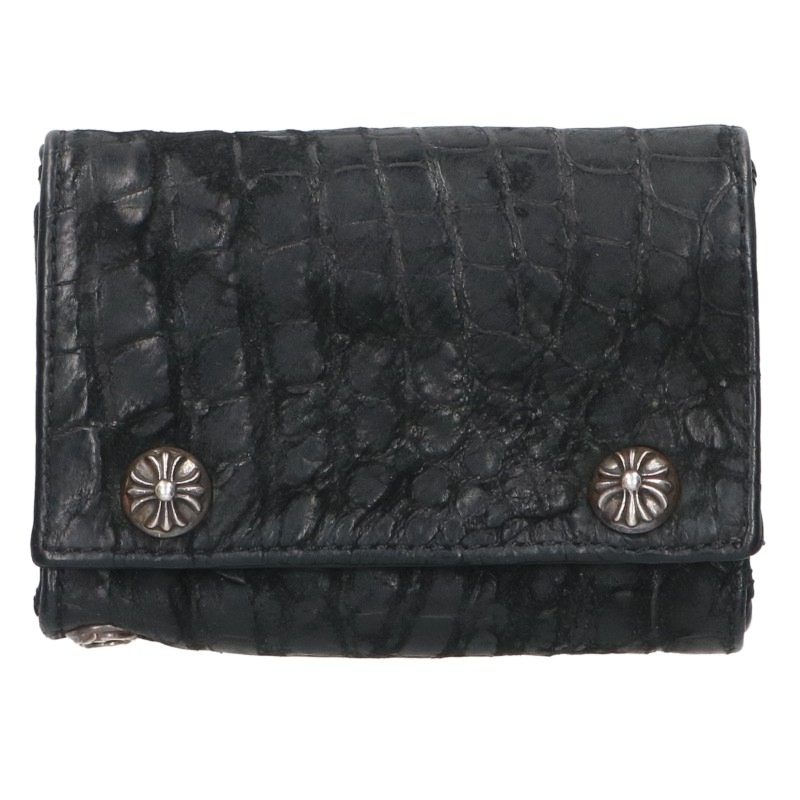 Chrome Hearts Alligator Wallet Black/Silver